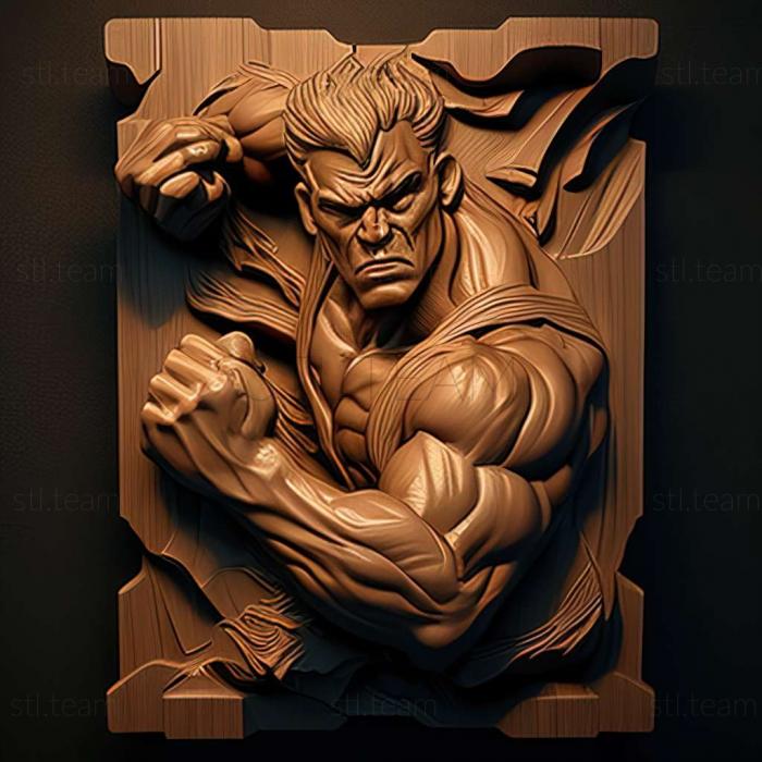 3D model Street Fighter X Tekken game (STL)